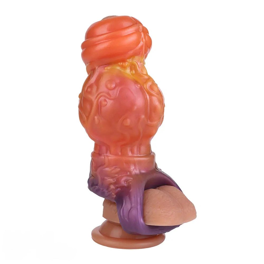Mixed tone silicone knot penis sleeve, photo 13