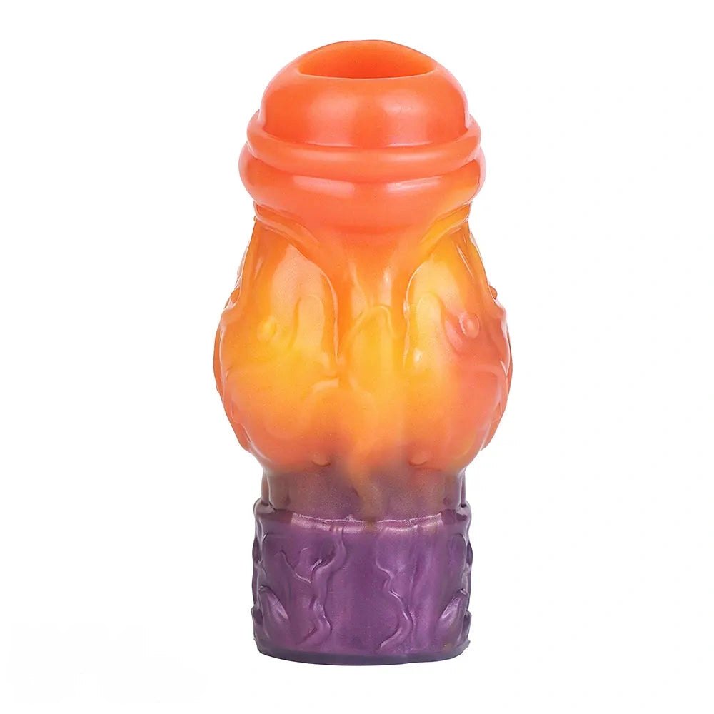 Mixed tone silicone knot penis sleeve, photo 6