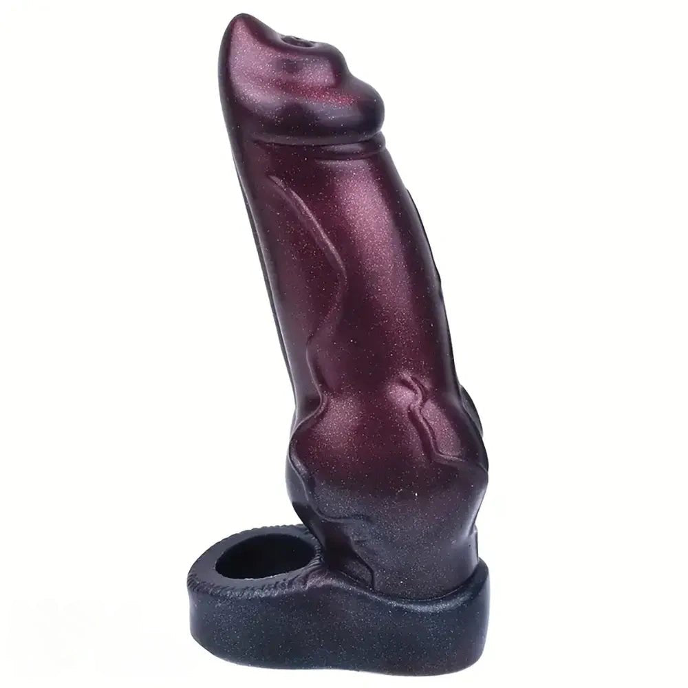 Knotted hollow sheath animal dildo, photo 3