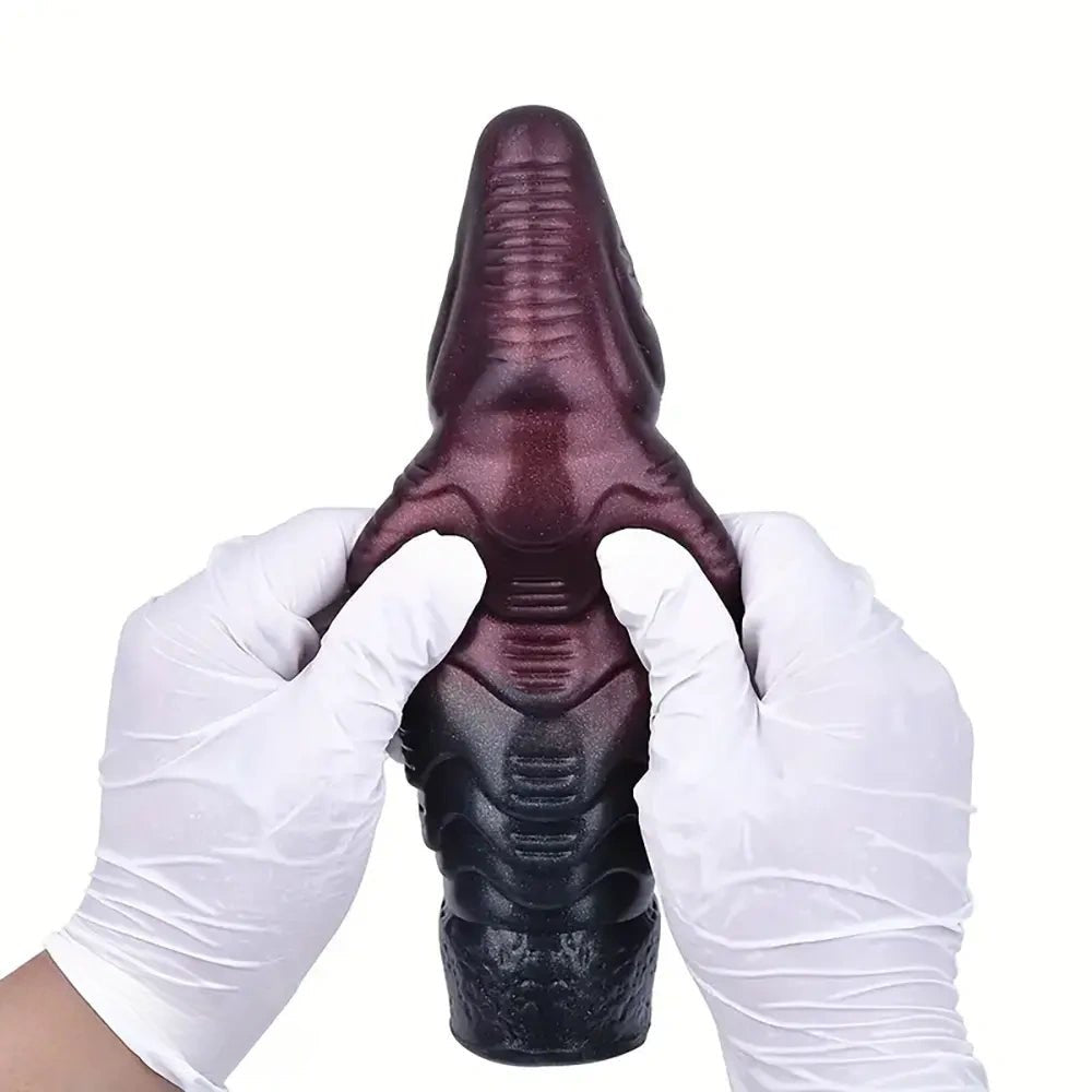 Knotted hollow sheath animal dildo, photo 5