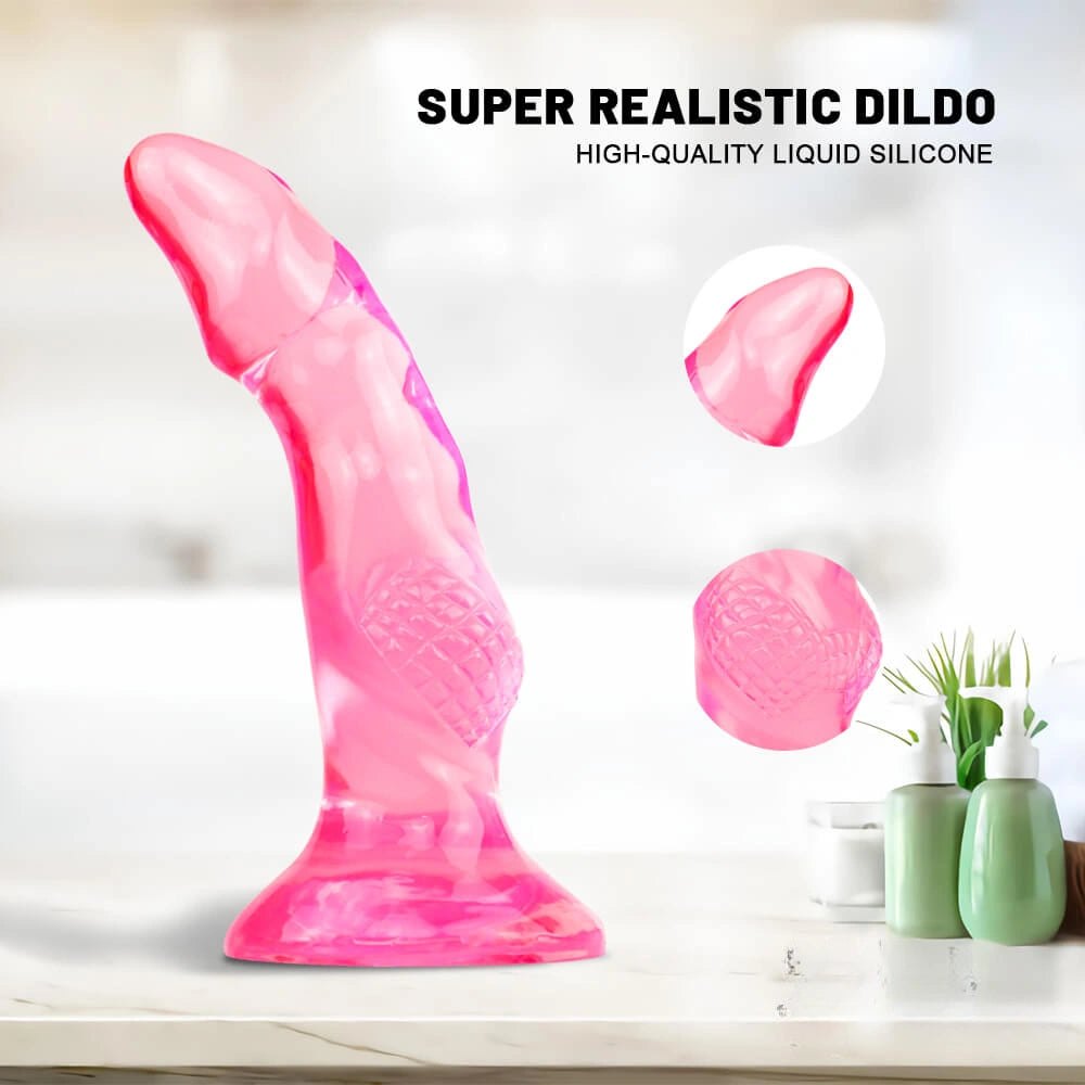 Knotted animal style pvc dildo, photo 15