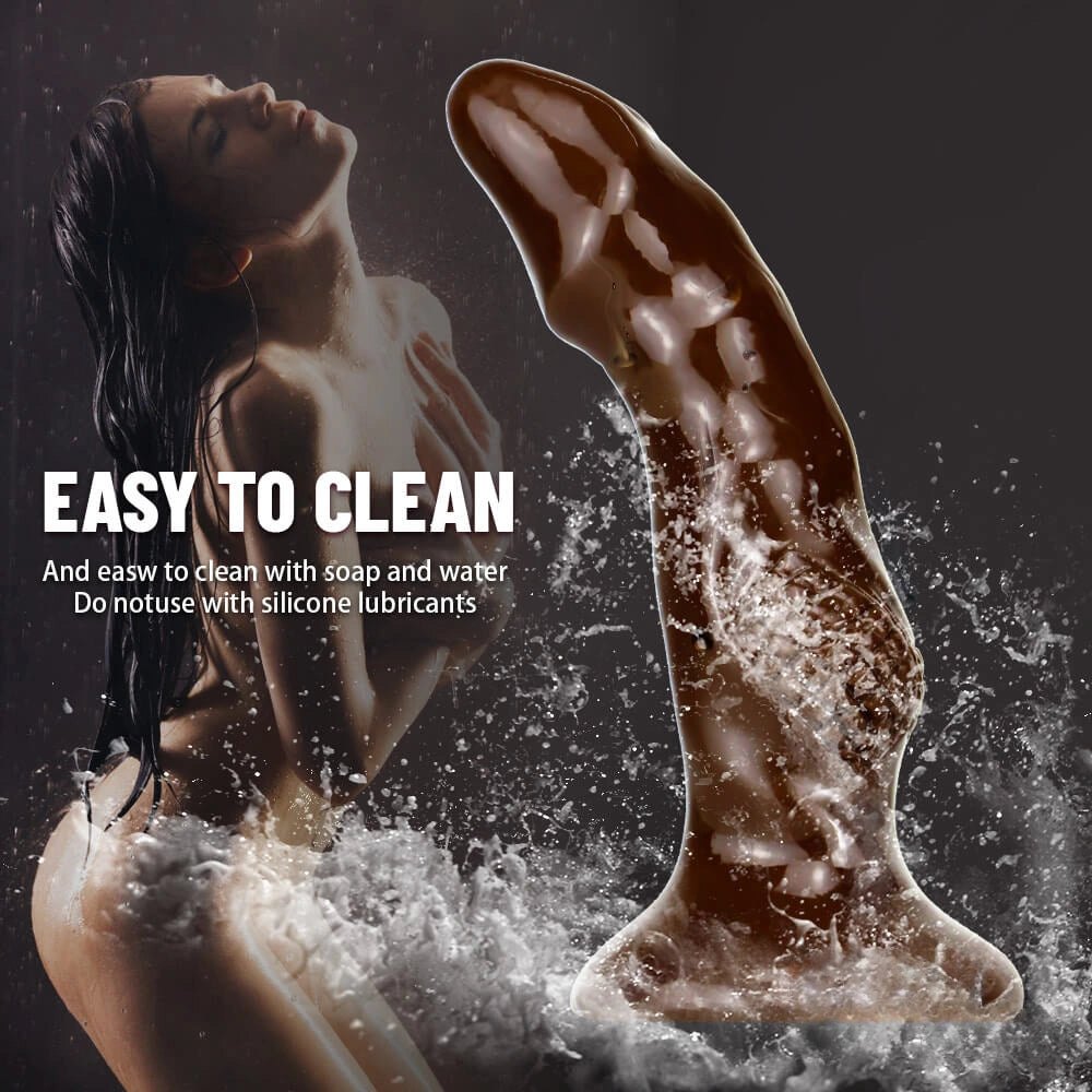 Knotted animal style pvc dildo, photo 8