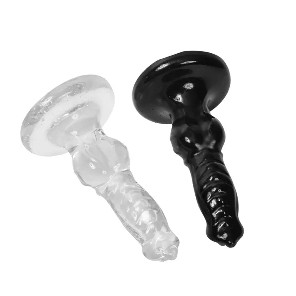 Knotted animal-style PVC dildo, photo 6