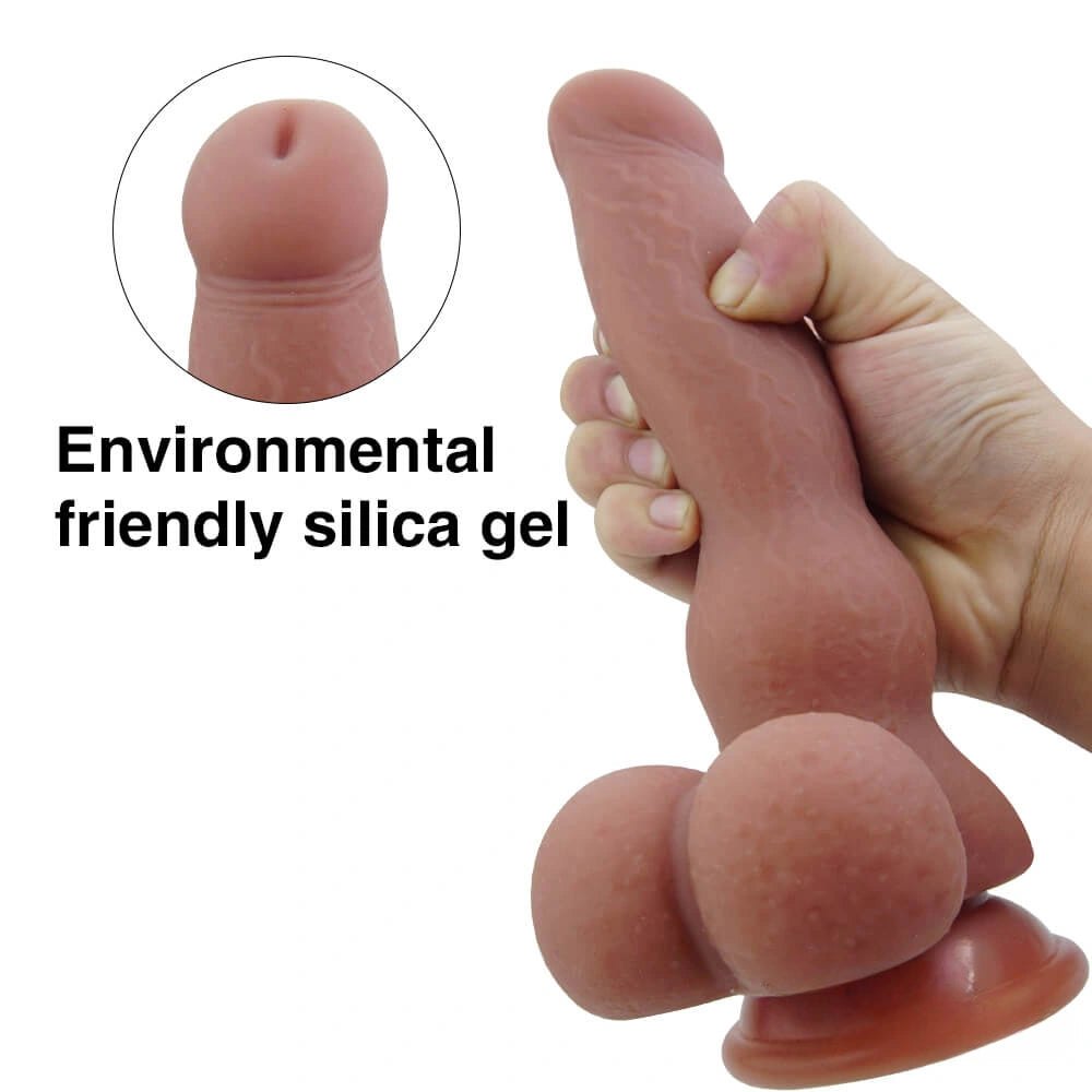 Flesh knotted animal dildo, photo 4