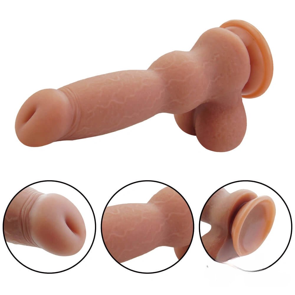 Flesh knotted animal dildo, photo 6