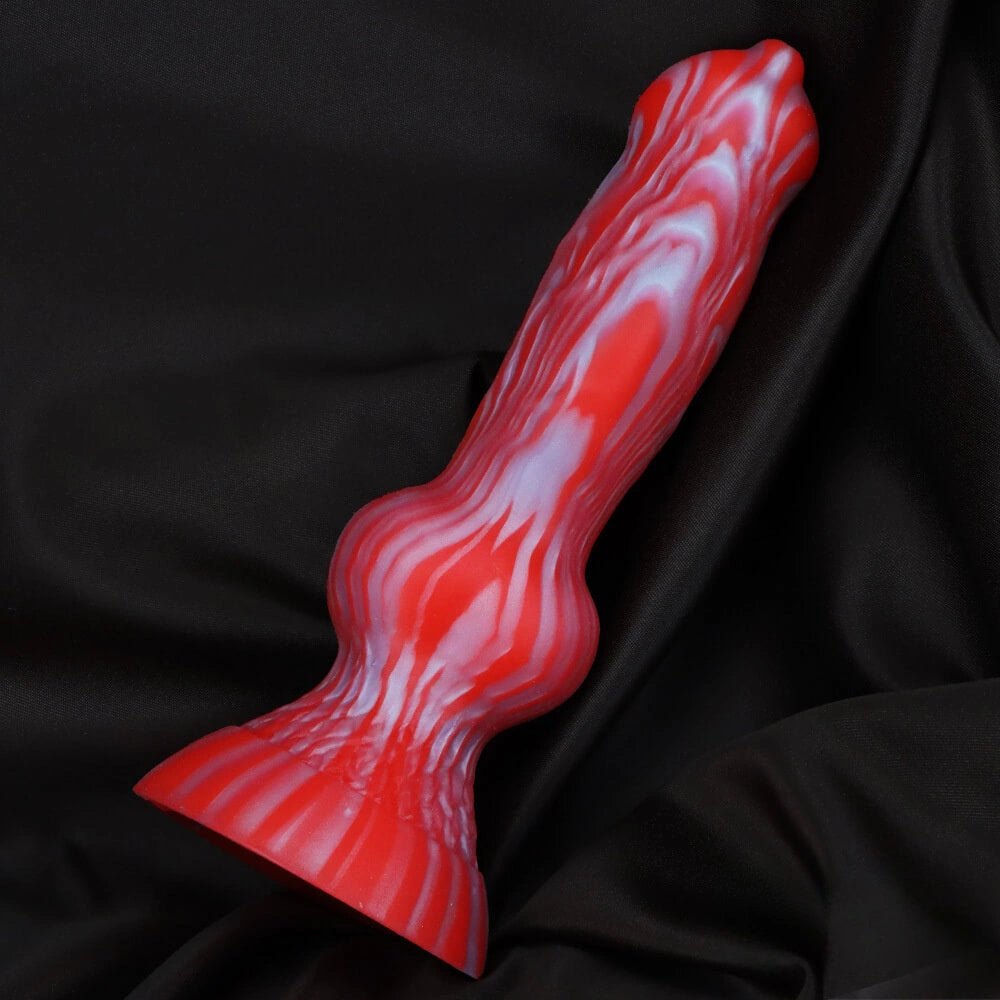 Knotted animal silicone dildo, photo 2