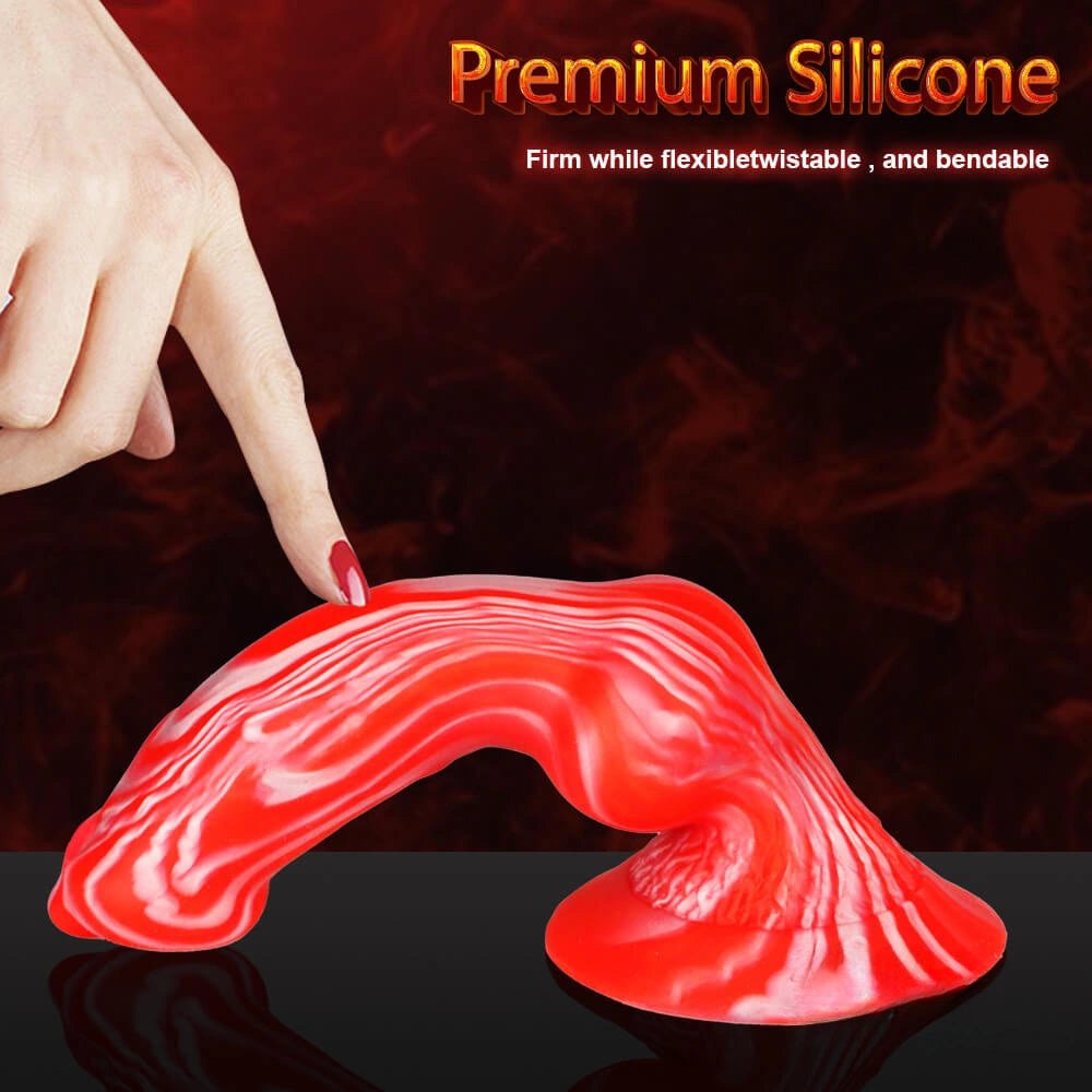 Knotted animal silicone dildo, photo 3