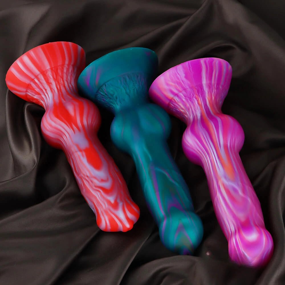 Knotted animal silicone dildo, photo 4