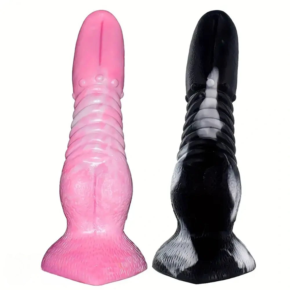 Knotted animal silicone dildo, photo 1