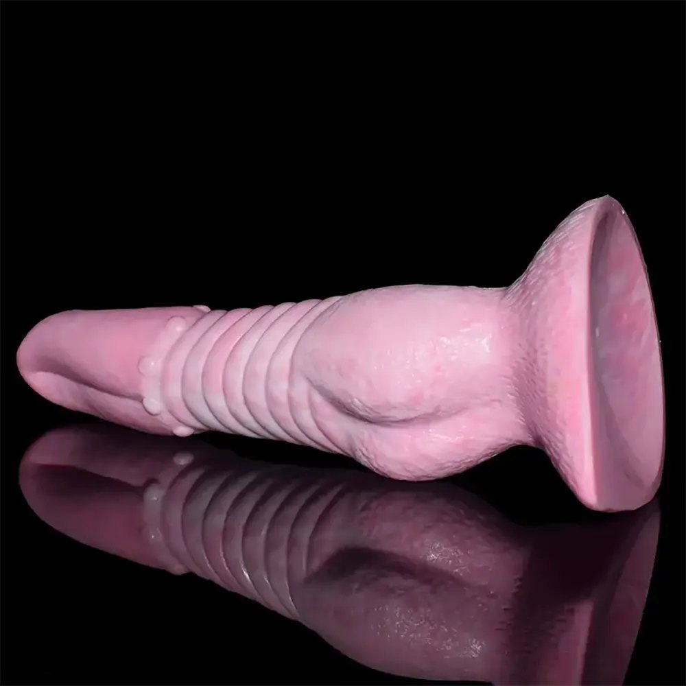 Knotted animal silicone dildo, photo 11