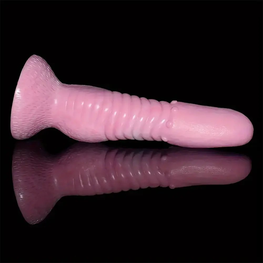 Knotted animal silicone dildo, photo 2