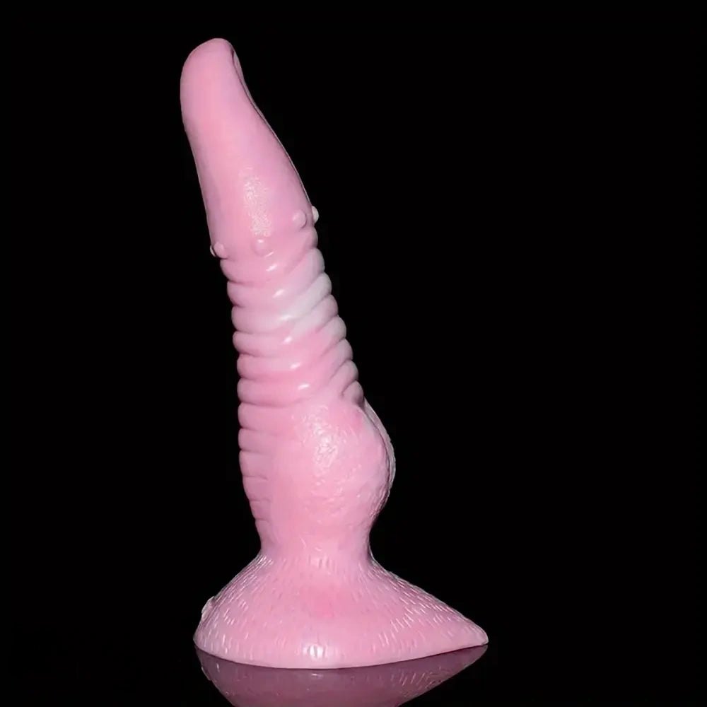 Knotted animal silicone dildo, photo 5