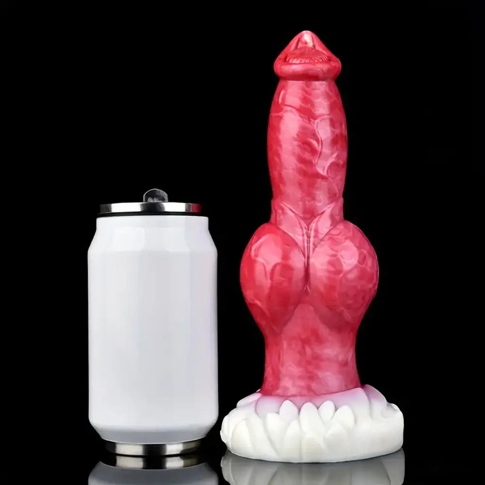Colorful knotted animal dildo, photo 10