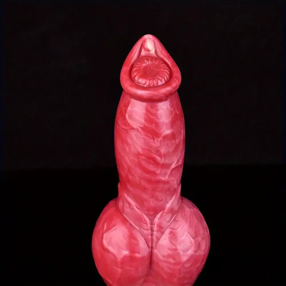 Colorful knotted animal dildo, photo 12
