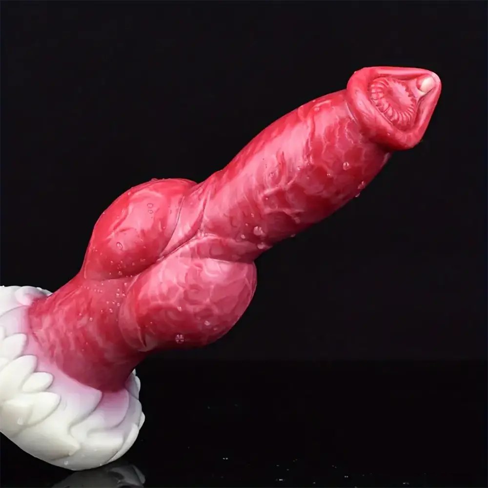 Colorful knotted animal dildo, photo 3