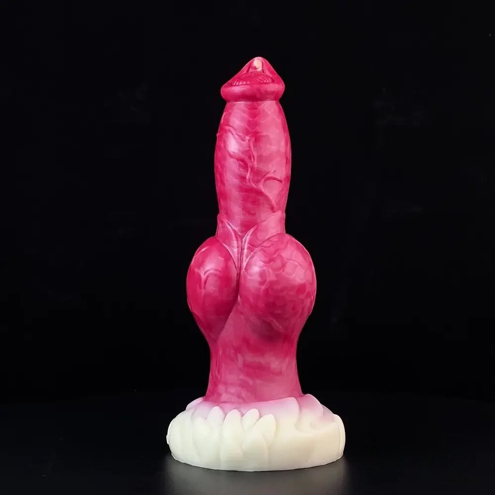 Colorful knotted animal dildo, photo 6