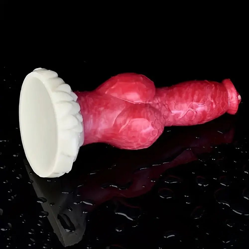 Colorful knotted animal dildo, photo 8