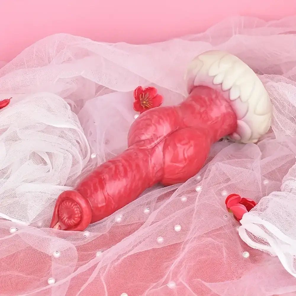 Colorful knotted animal dildo, photo 9