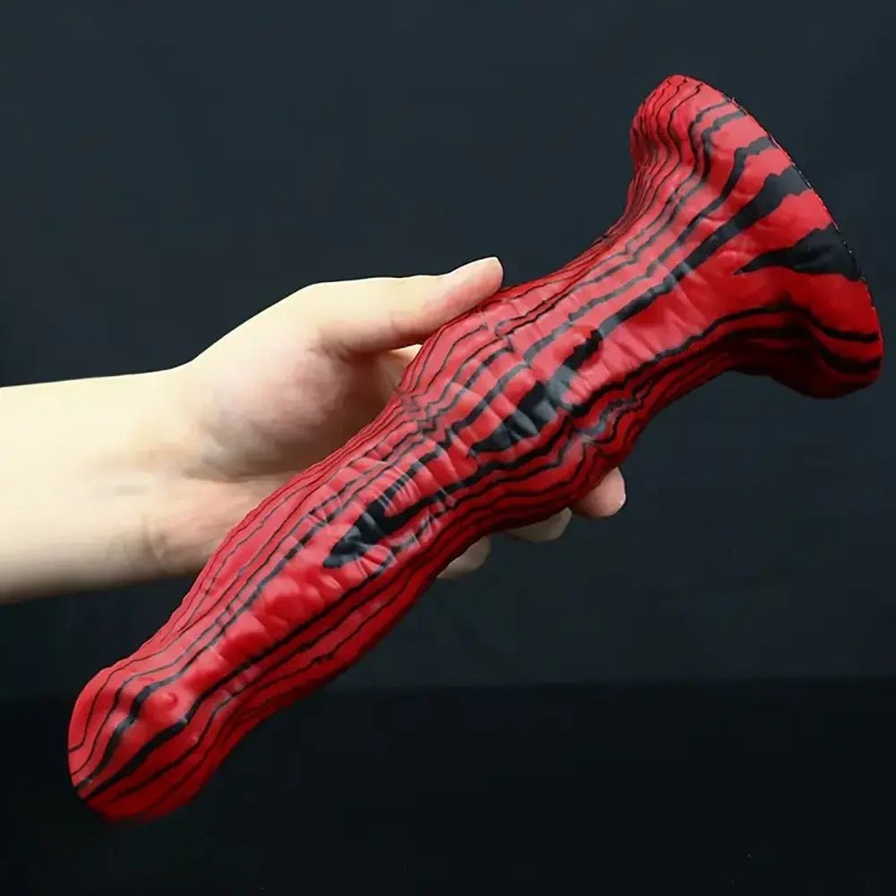 Silicone knotted animal-style dildo, photo 5