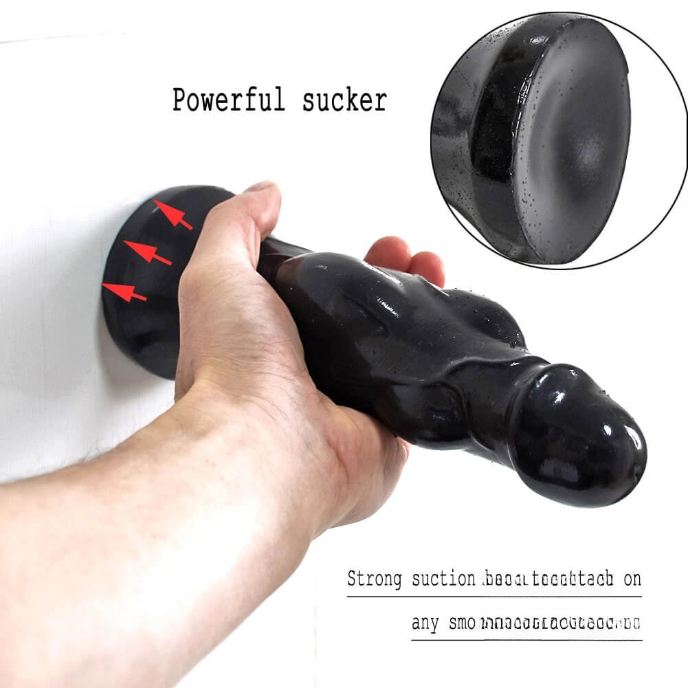 Knotted bumpy ridge PVC dildo, photo 8