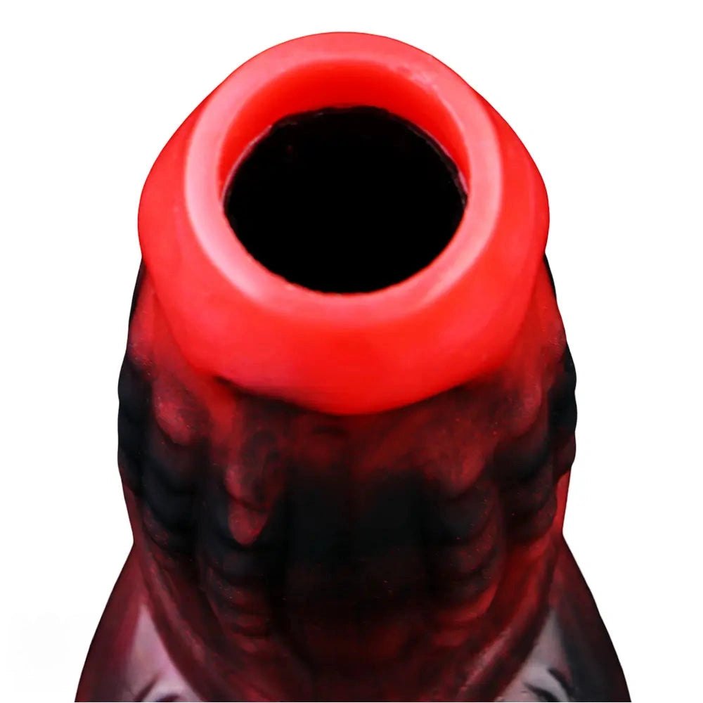 Colorful knotted cock extender sleeve, photo 15
