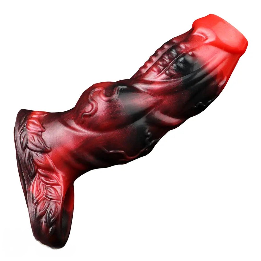 Colorful knotted cock extender sleeve, photo 8