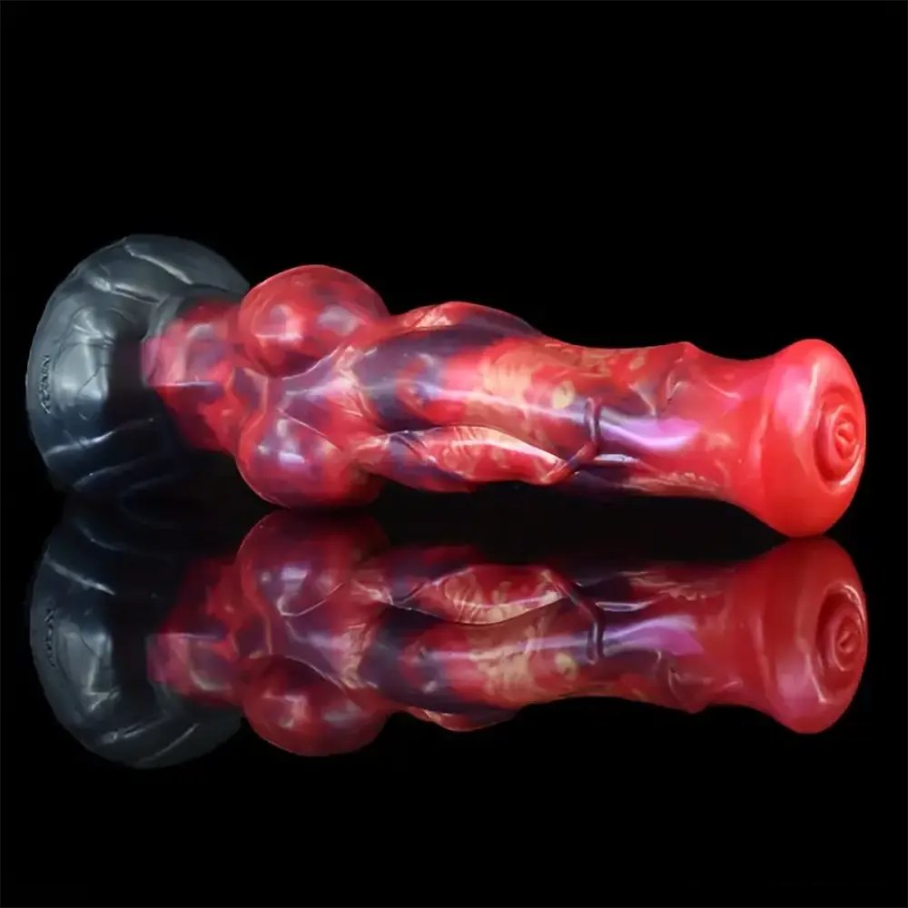 Colorful knotted animal dildo, photo 4