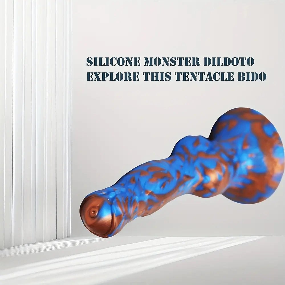 Knotted dog dildo with rounded knot, photo 6