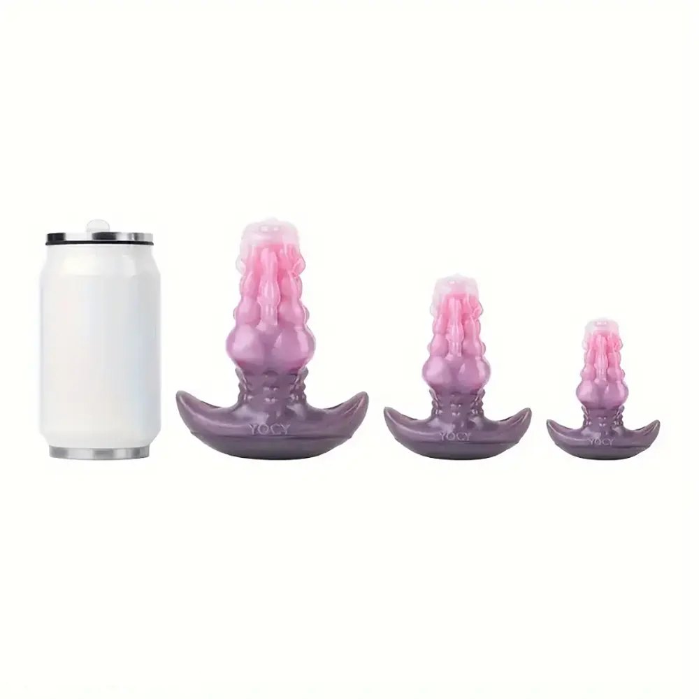 Silicone knotted dog style dildo, photo 10