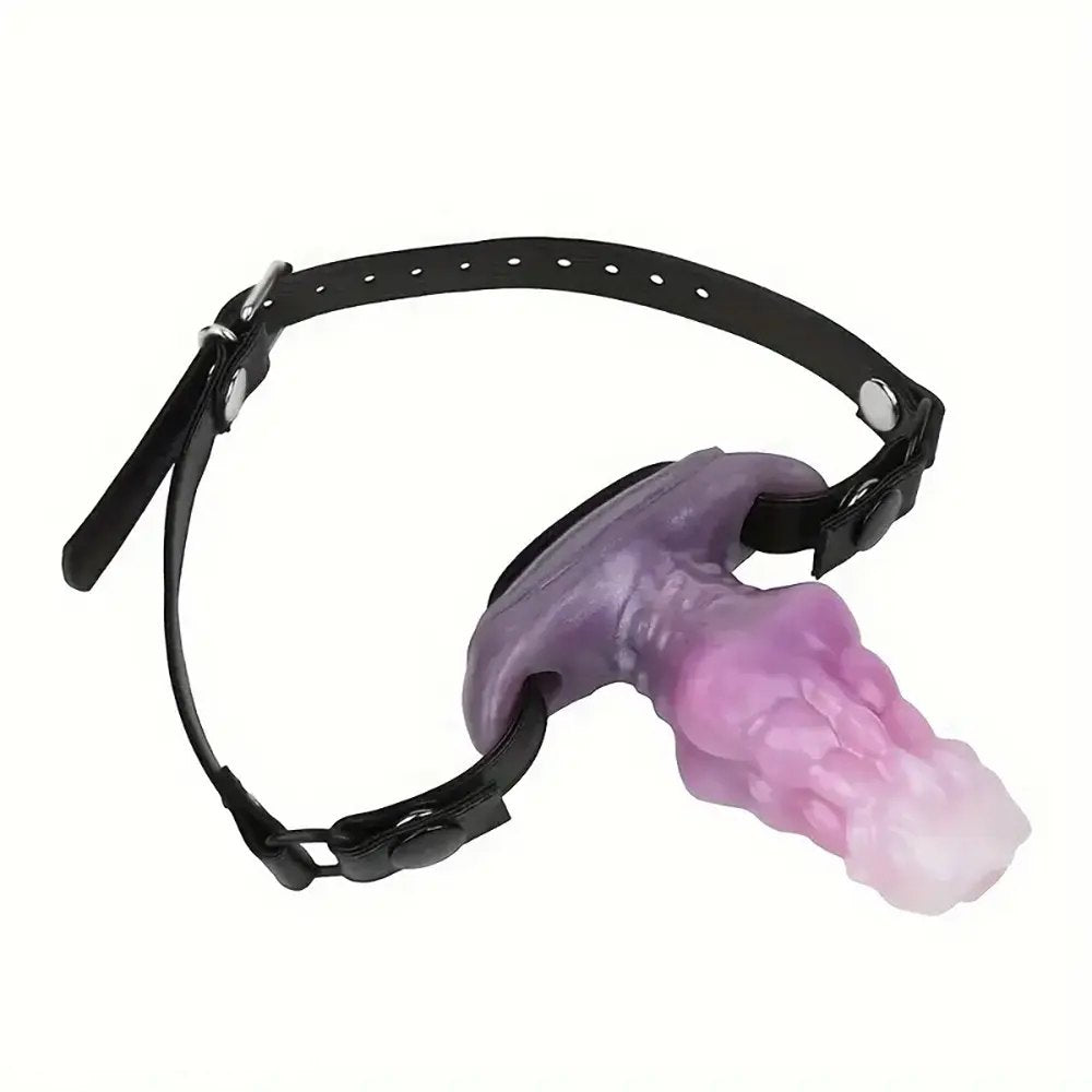 Silicone knotted dog style dildo, photo 6