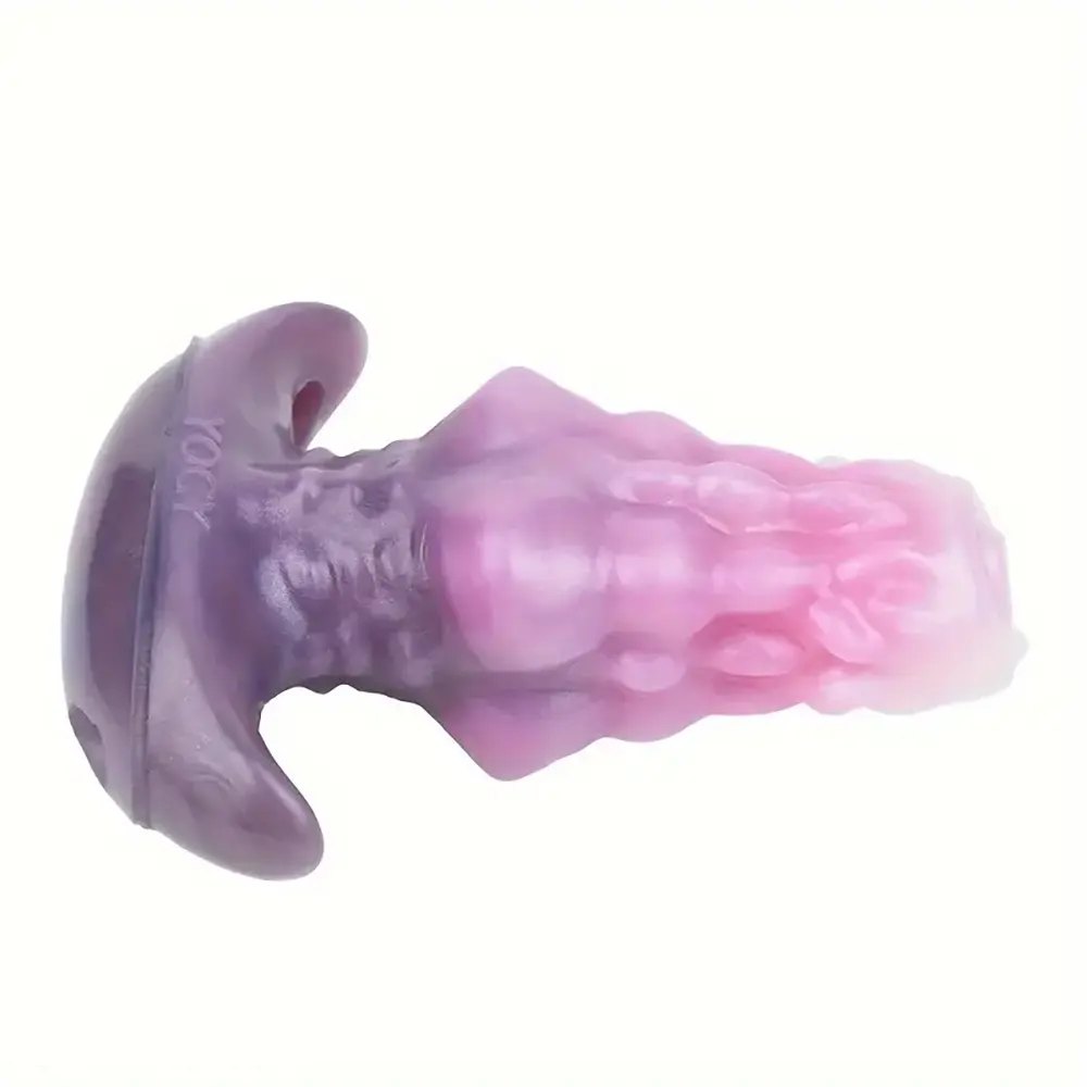 Silicone knotted dog style dildo, photo 7