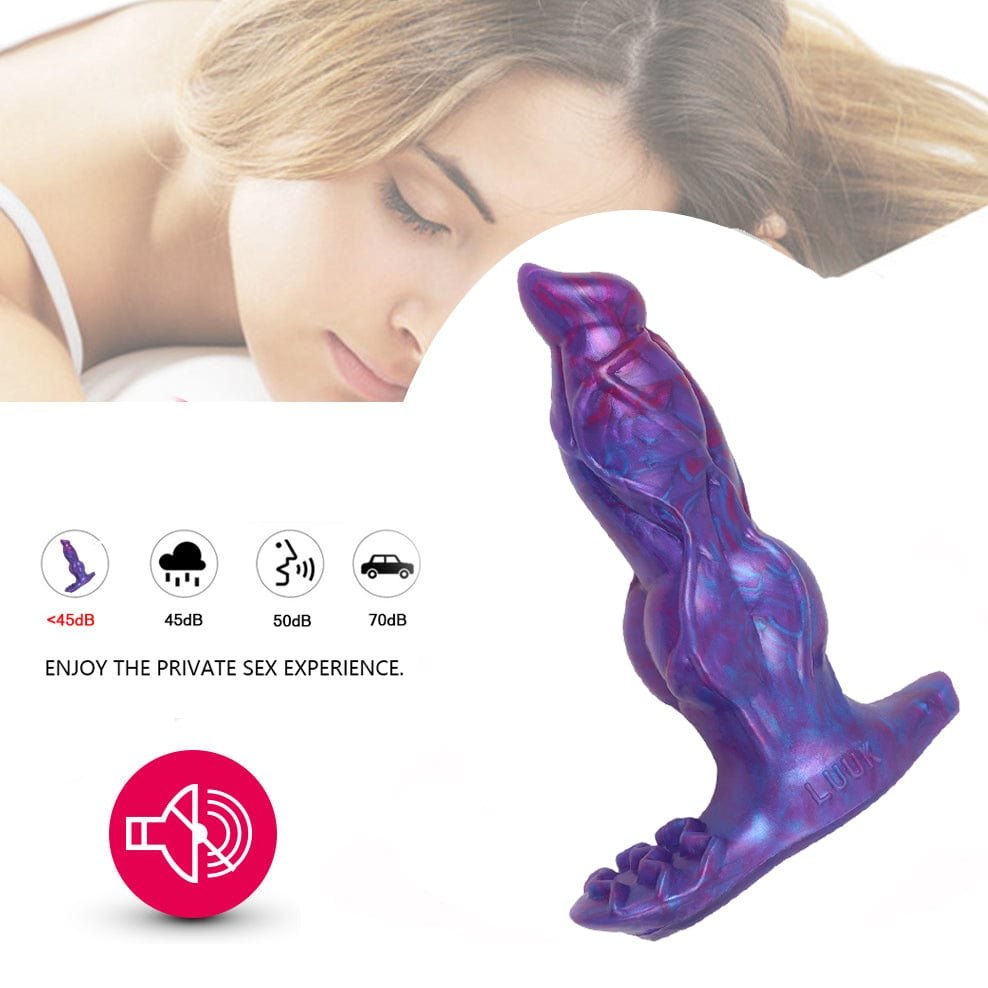 Knotted dog dildo with wireless remote, photo 5