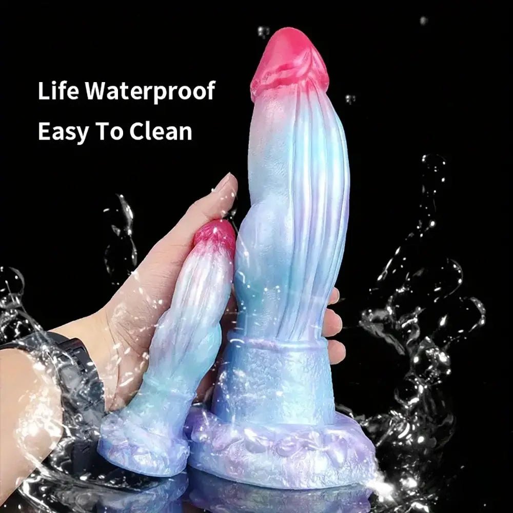 Knotted fantasy dragon dildo in three sizes, photo 2
