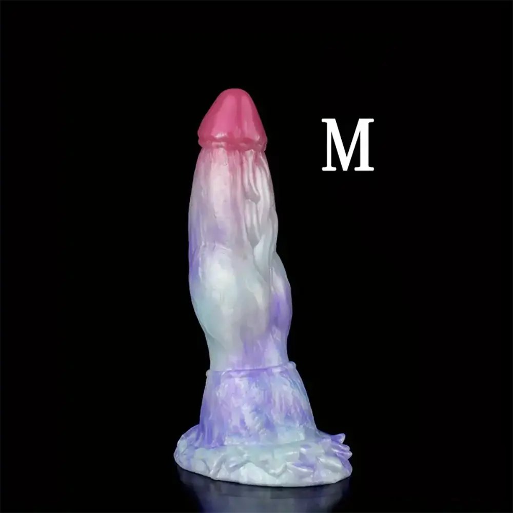 Knotted fantasy dragon dildo in three sizes, photo 7
