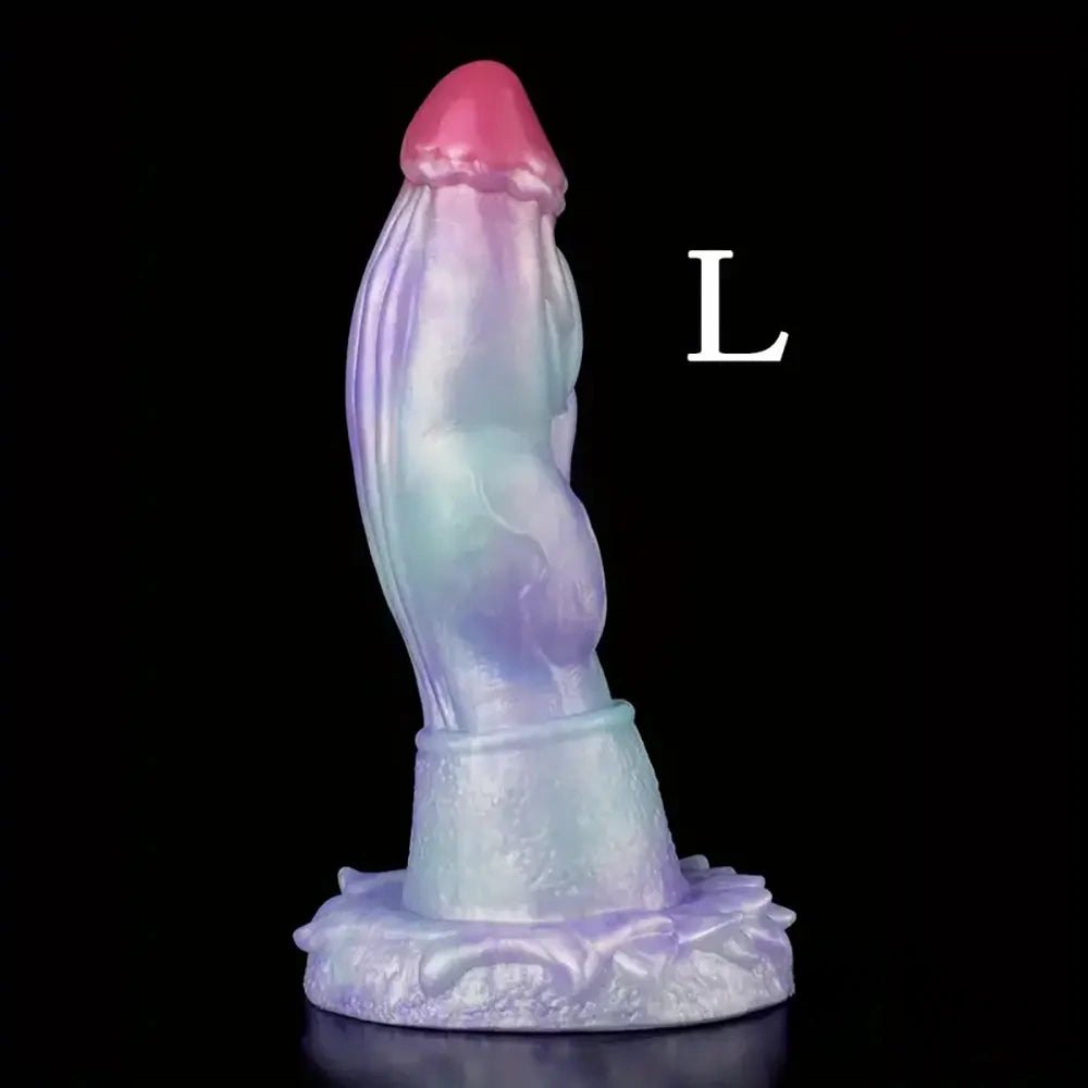 Knotted fantasy dragon dildo in three sizes, photo 8