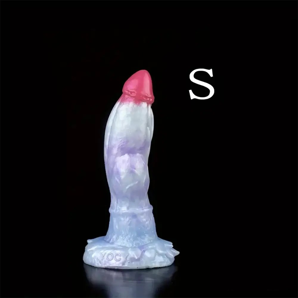 Knotted fantasy dragon dildo in three sizes, photo 9