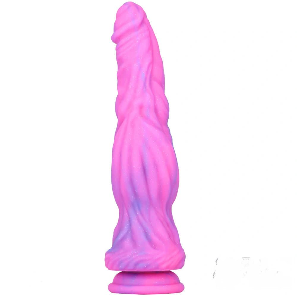 #2 knotted fantasy dildo with suction cup base