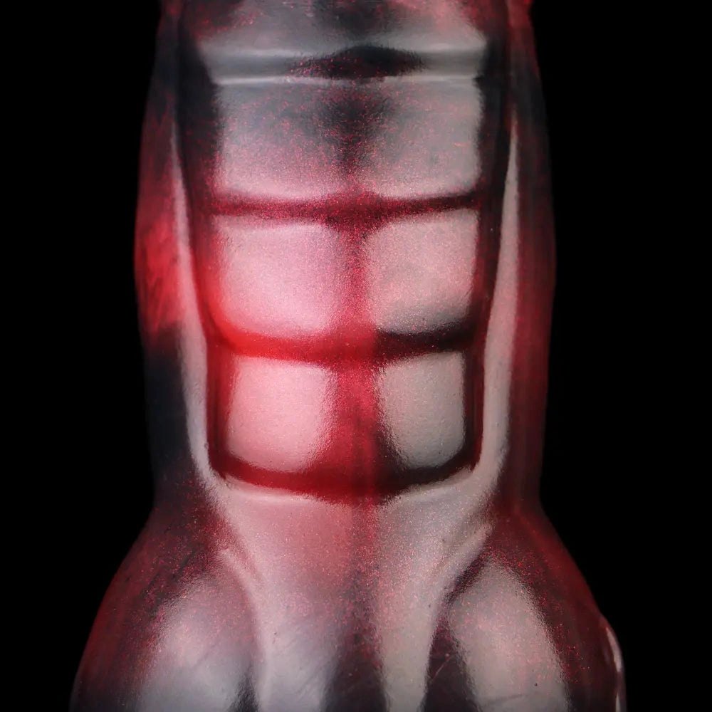 Knotted fantasy silicone penis sleeve, photo 13