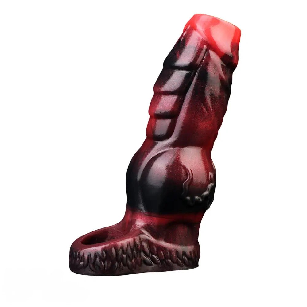 Knotted fantasy silicone penis sleeve, photo 2