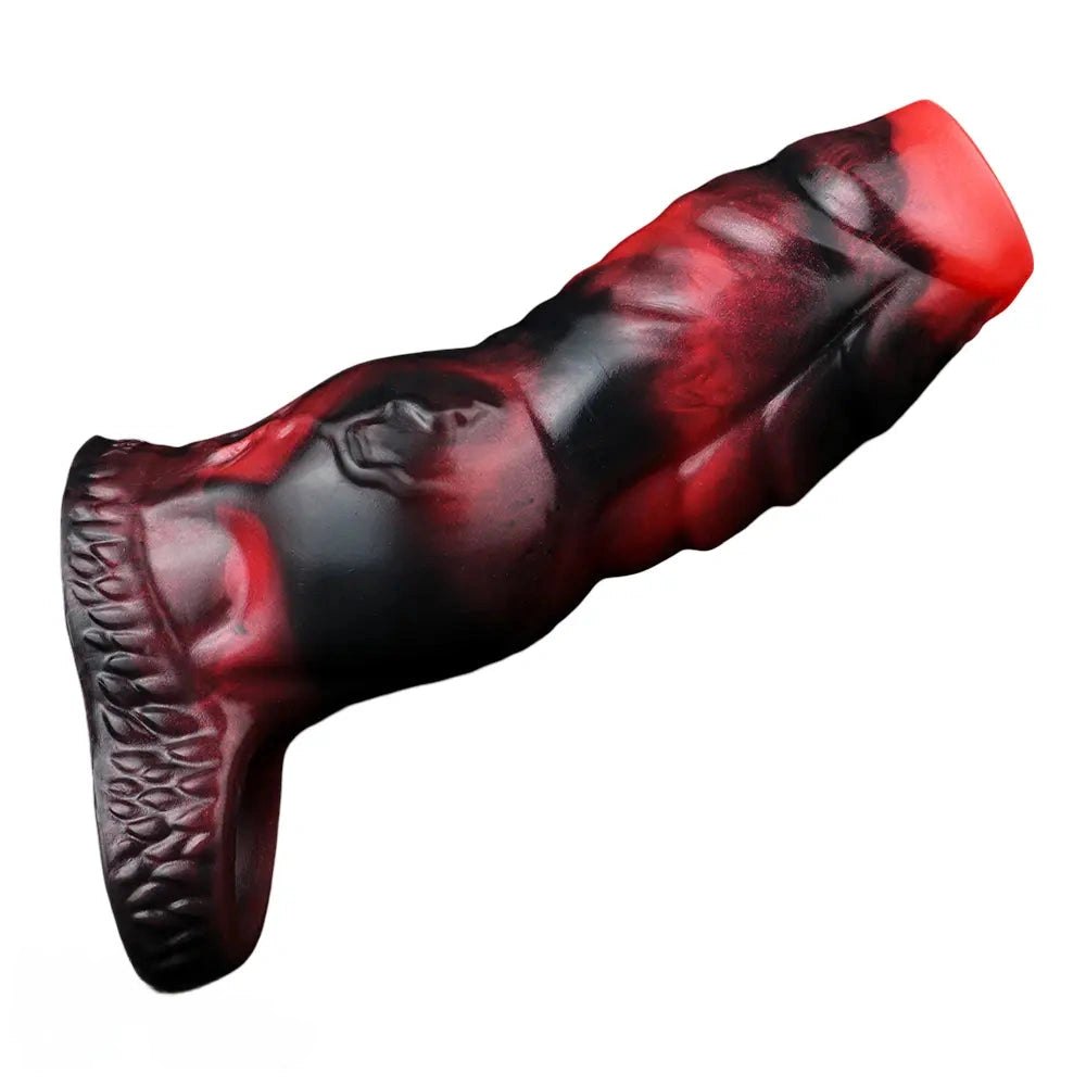 Knotted fantasy silicone penis sleeve, photo 5