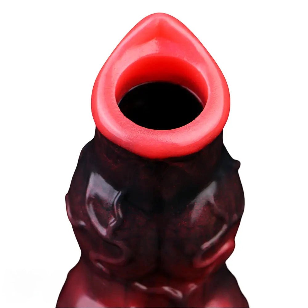 Fantasy knot textured silicone dildo sleeve, photo 10