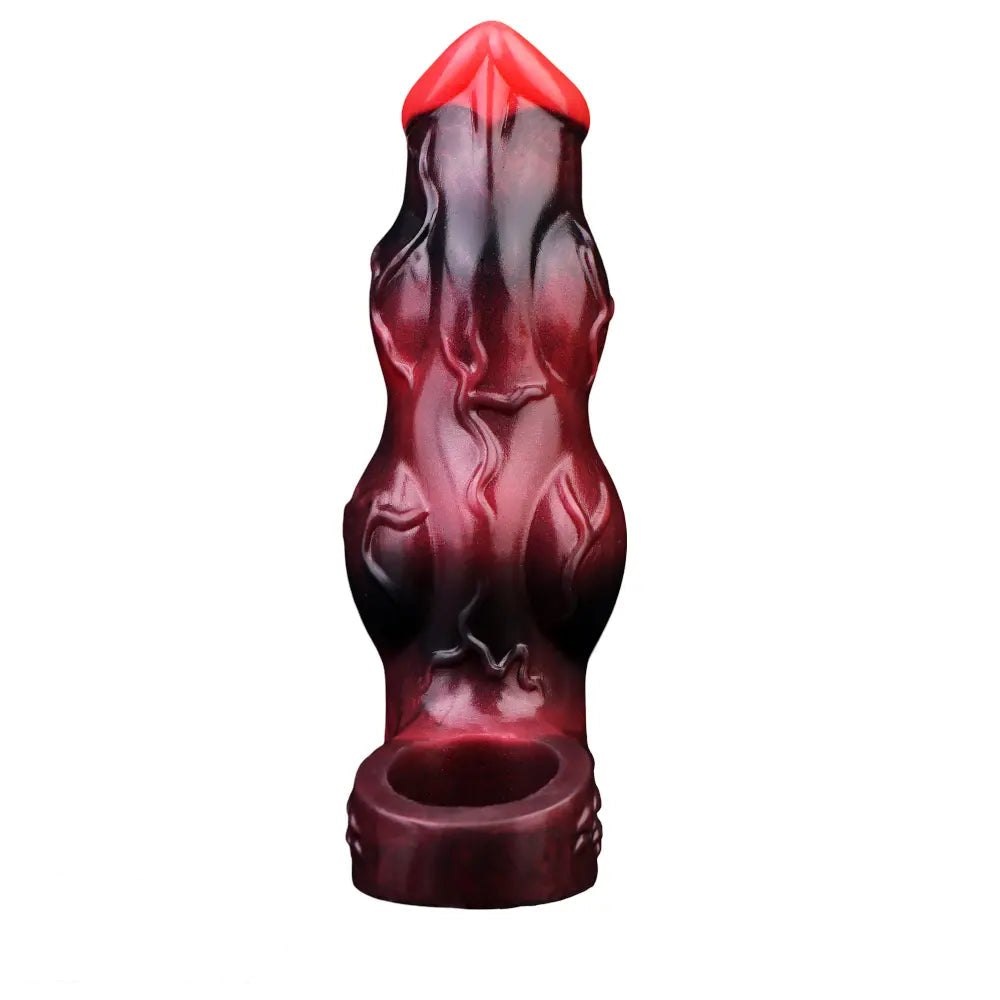 Fantasy knot textured silicone dildo sleeve, photo 3
