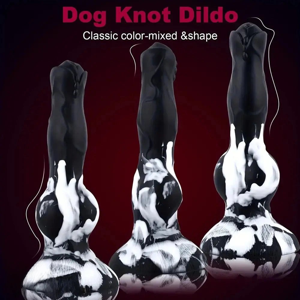 Knotted fox silicone dildo, photo 4