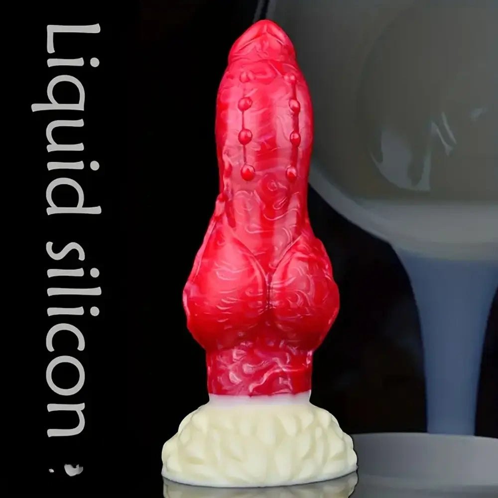 Knotted horse-style fantasy dildo, photo 2