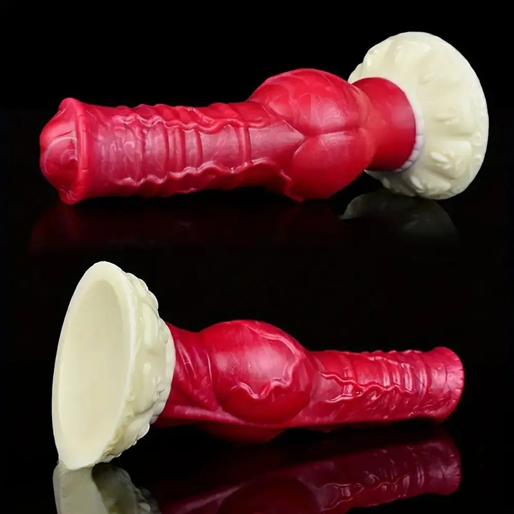 Knotted horse-style fantasy dildo, photo 5