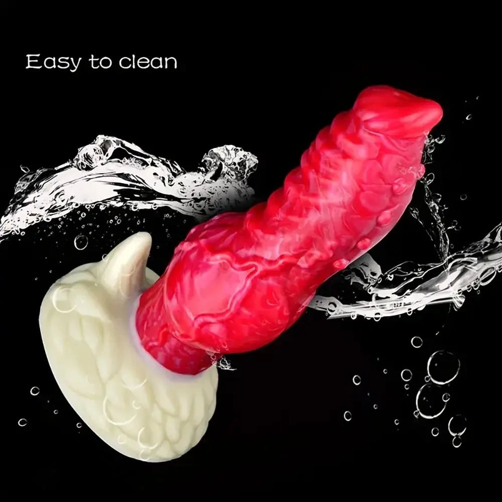 Knotted horse-style fantasy dildo, photo 6