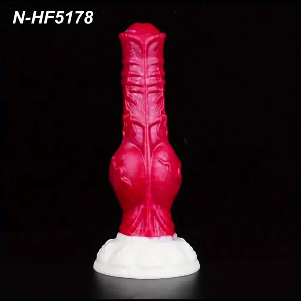 Knotted horse-style fantasy dildo, photo 9