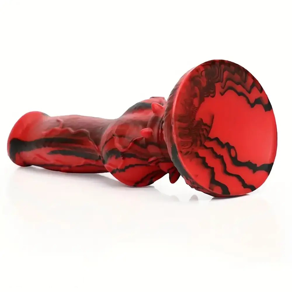 Marbled knotted animal dildo, photo 6