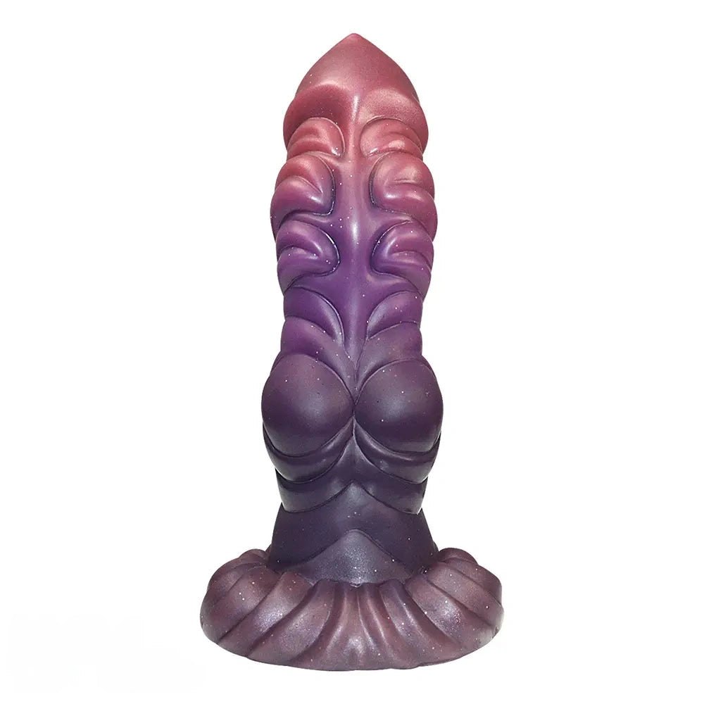 #1 knotted animal-style silicone dildo