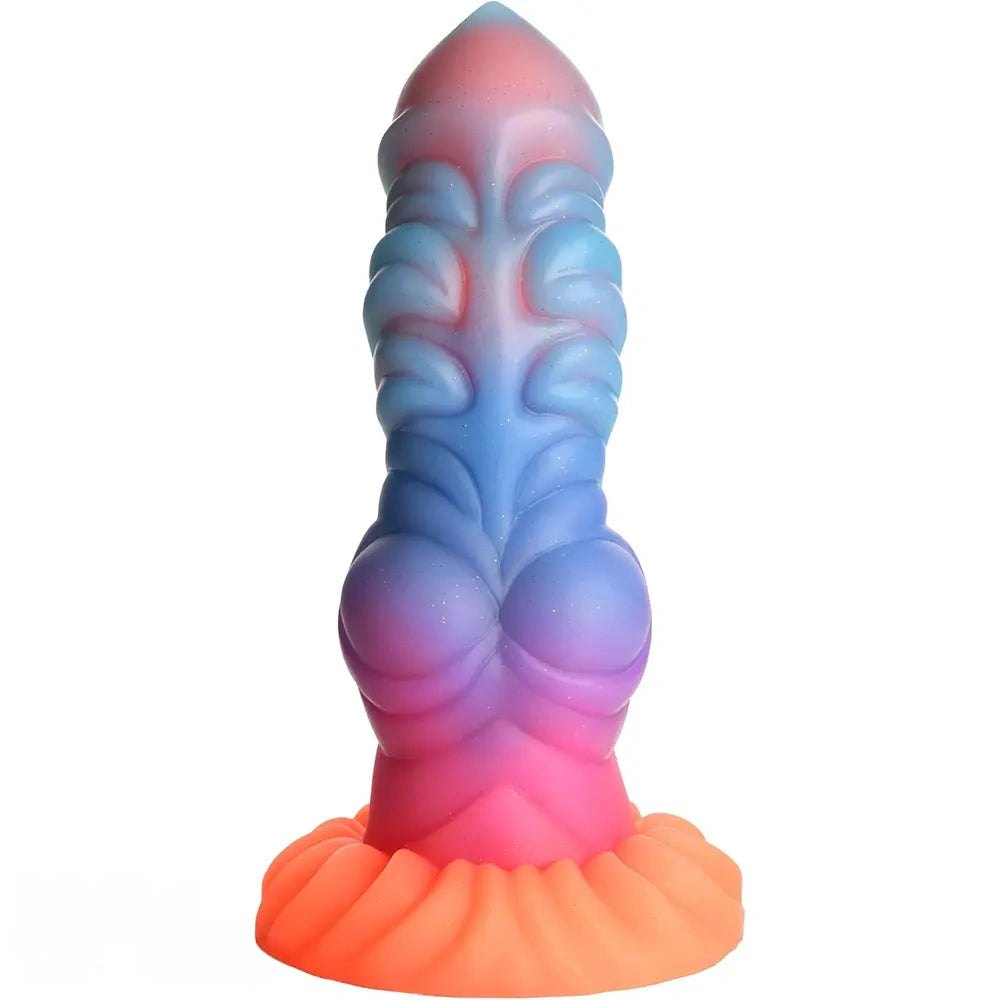 Knotted animal-style silicone dildo, photo 3